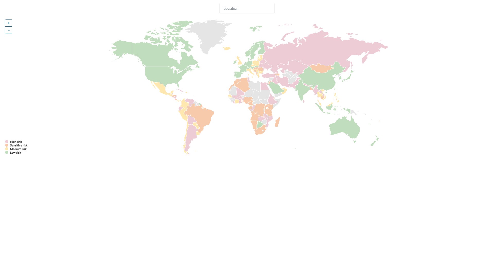 Allianz Country Risk Map