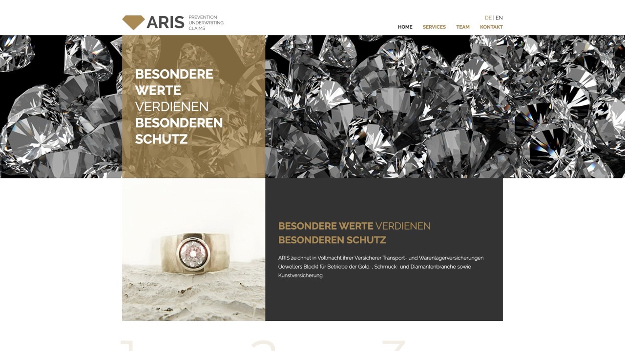 ARIS Consult Website Redesign